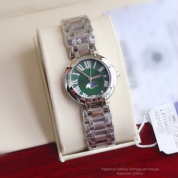 Ženski sat s fazom mjeseca i zvijezdama – minimalistički stil, nehrđajući čelik, vodootpornost 30 m, kvarcni mehanizam, model 839-an2