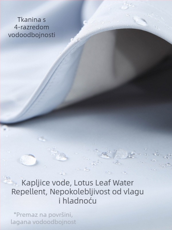 Ženska jakna s kapuljačom i zatvaračem, slim fit, vezeni detalji, poliesterska tkanina, elegantan gradski stil