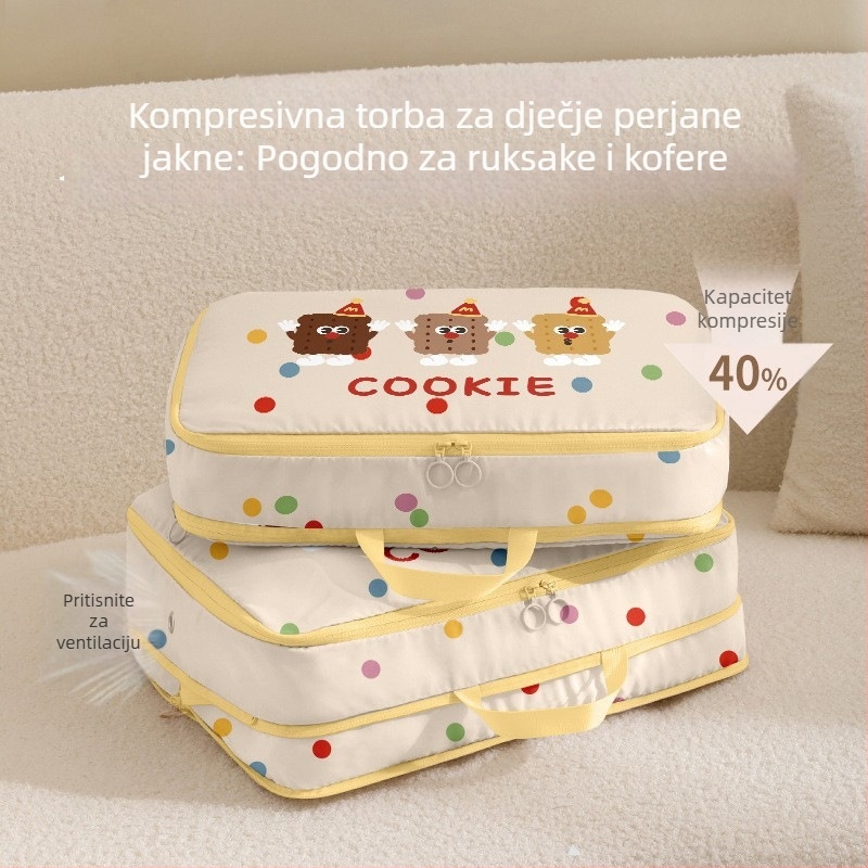 Putna torba – kubični oblik, Oxford platno, višestruka pohrana odjeće