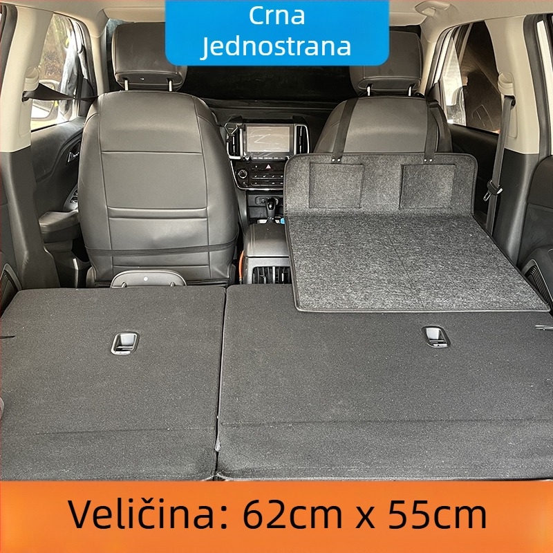 SUV putni krevet za stražnji prtljažnik — automatsko naduvavanje, flokirana tkanina, model 1537-3