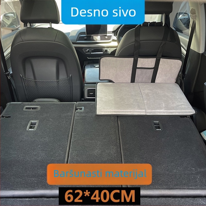 SUV putni krevet za stražnji prtljažnik — automatsko naduvavanje, flokirana tkanina, model 1537-3