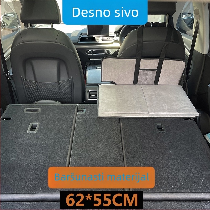SUV putni krevet za stražnji prtljažnik — automatsko naduvavanje, flokirana tkanina, model 1537-3