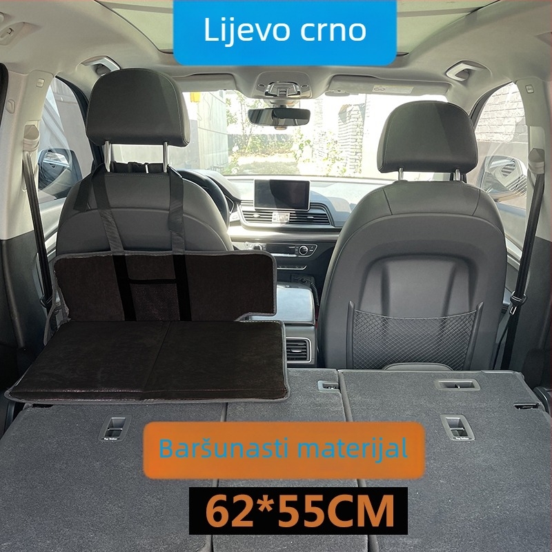 SUV putni krevet za stražnji prtljažnik — automatsko naduvavanje, flokirana tkanina, model 1537-3