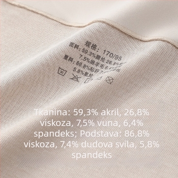 Ženske gaćice velikog broja za jesen/zimu, bezšivne, tople s svilenim podstavom