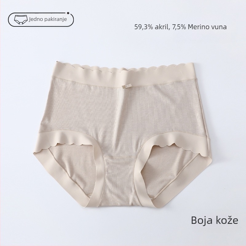 Ženske gaćice velikog broja za jesen/zimu, bezšivne, tople s svilenim podstavom