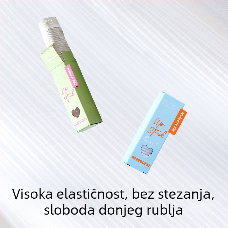 Ženske gaćice visokog struka od ice silk, antibakterijska podstava u preponama, brzo se suše, prozračna, jacquard tkanina.