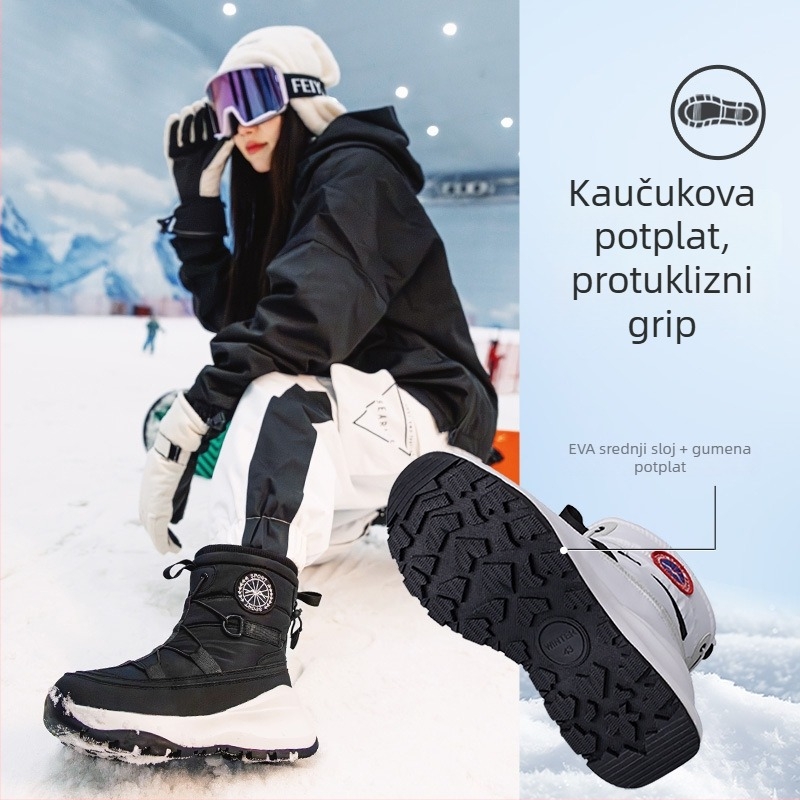Snježne čizme - vodootporne, protuklizne, zadržavaju toplinu, lagane, gornji dio od tarpaulina