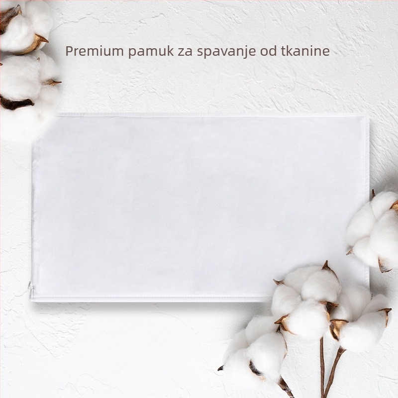 Dvostruka navlaka za jastuk, 100% pamuk, satenska tkanina, zatvarač, za bebe i djecu, moderni minimalistički stil, reaktivno tiskanje i bojanje