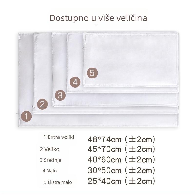 Dvostruka navlaka za jastuk, 100% pamuk, satenska tkanina, zatvarač, za bebe i djecu, moderni minimalistički stil, reaktivno tiskanje i bojanje