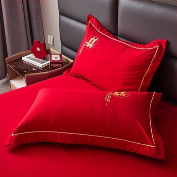 Set navlaka za jastuke sa svadbenim vezom, reaktivna štampa na poliesteru 95%