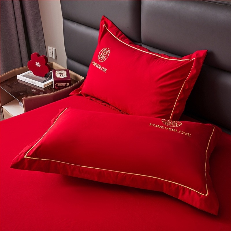 Set navlaka za jastuke sa svadbenim vezom, reaktivna štampa na poliesteru 95%