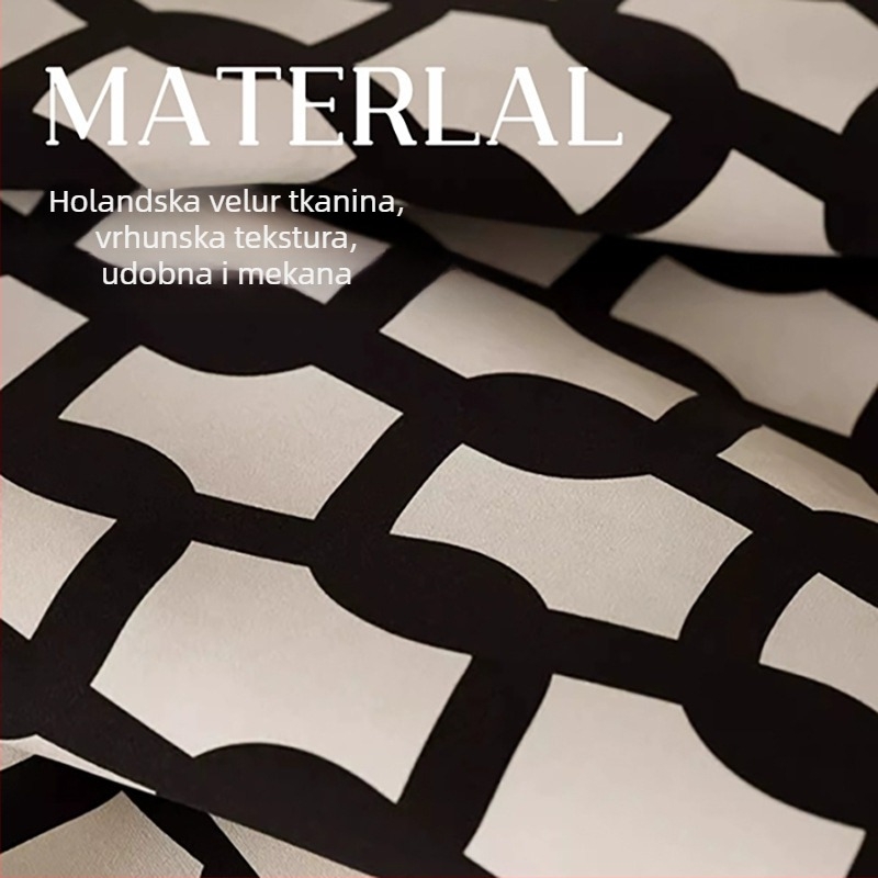 Dekorativna navlaka za jastučnicu sa svadbenim motivom biljaka, dječji fleece materijal, kineski stil, PP pamuk punjenje