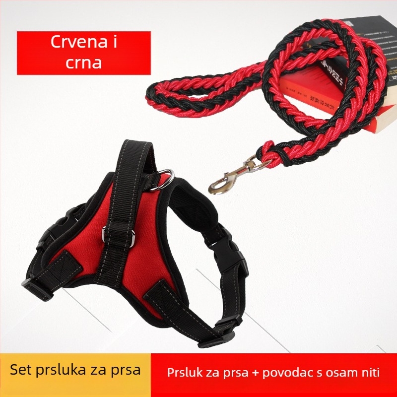 K9 prsni postroj i kaiš za pse – za male, srednje i velike pse