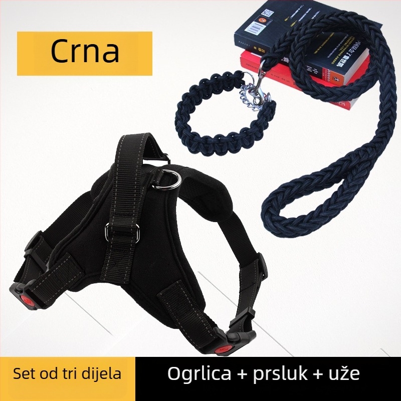 K9 prsni postroj i kaiš za pse – za male, srednje i velike pse