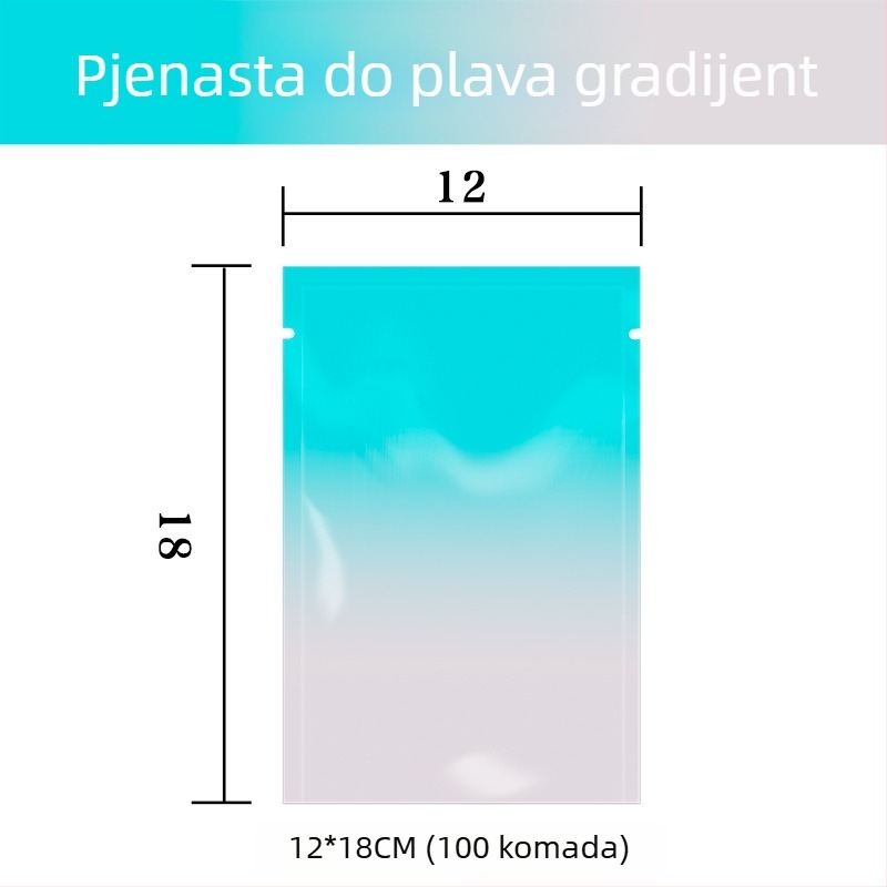 Samo-zatvaračka vrećica za pakiranje s ravnim džepom; materijal OPP+PET+CPP; podrijetlo Yiwu, Kina; brend New Look