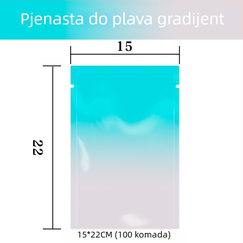 Samo-zatvaračka vrećica za pakiranje s ravnim džepom; materijal OPP+PET+CPP; podrijetlo Yiwu, Kina; brend New Look
