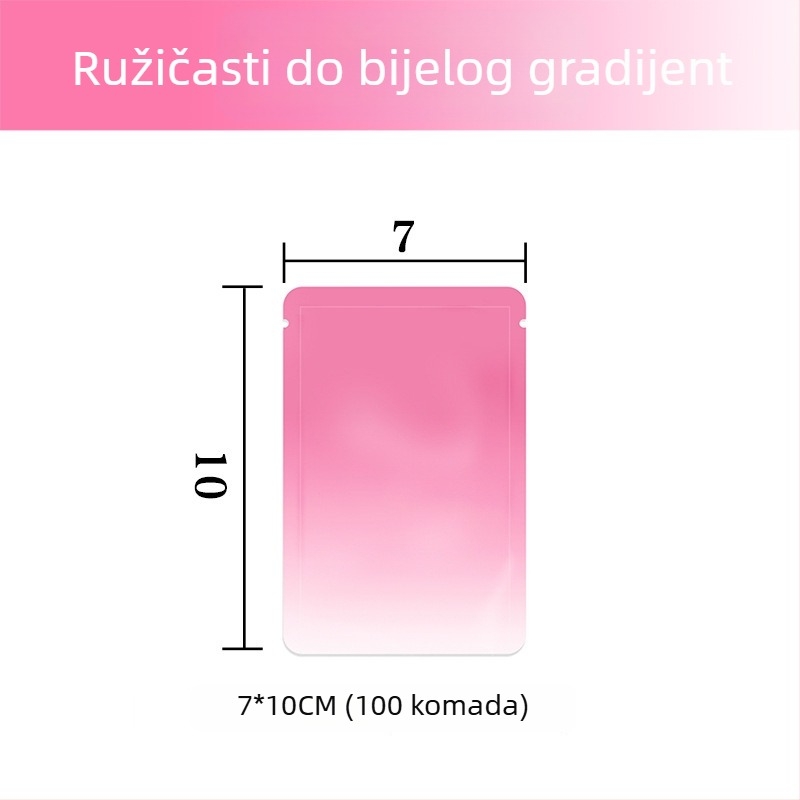 Samo-zatvaračka vrećica za pakiranje s ravnim džepom; materijal OPP+PET+CPP; podrijetlo Yiwu, Kina; brend New Look