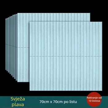 Naljepnica za zid – prugasti uzorak, moderni minimalistički stil; marka Unique; pogodno za dnevni boravak, spavaću sobu i radnu sobu