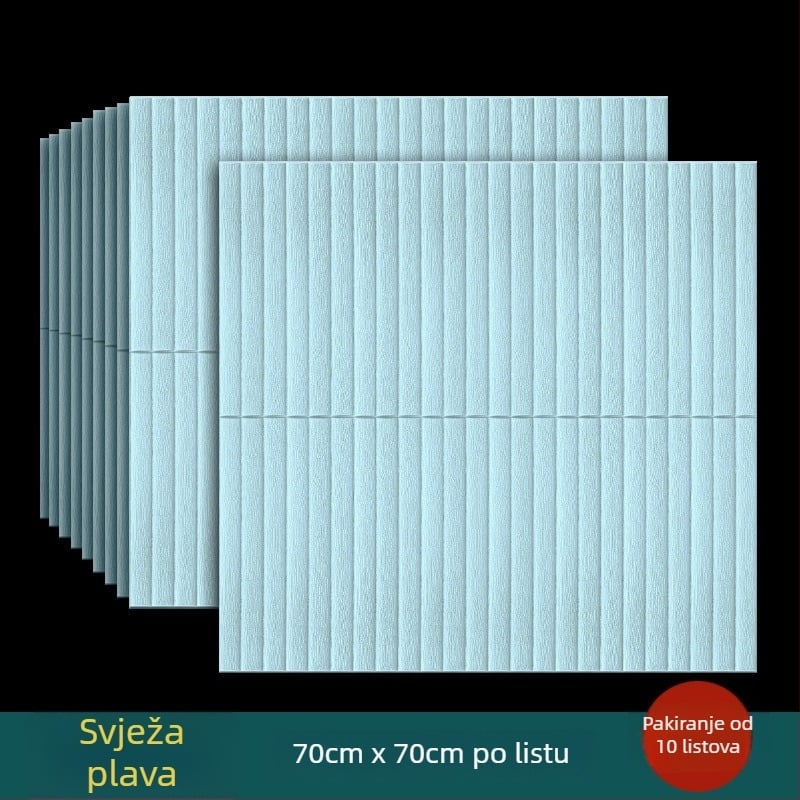 Naljepnica za zid – prugasti uzorak, moderni minimalistički stil; marka Unique; pogodno za dnevni boravak, spavaću sobu i radnu sobu