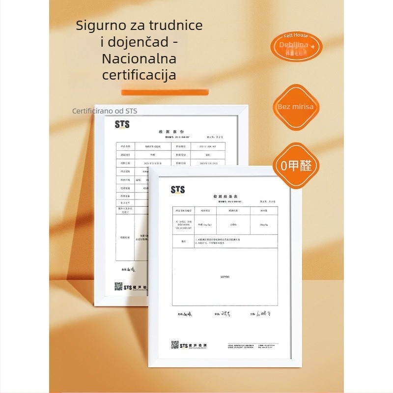 Naljepnice za zid filca za dječju sobu – set od 2 komada, dekorativne, jednobojni uzorak, jednostavan i modern dizajn, ogledni zidni naljepnica (Materijal: Drugo; Funkcija: Dekoracija; Uzorak: Jednobojan; Broj komada: 2)
