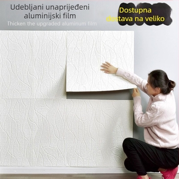 3D zidna naljepnica od pjene, vodootporna i otporna na vlagu, samoljepljiva, XPE pjena, moderan 3D dizajn, za dnevni boravak, spavaću sobu i studij; otpornost na zaprljanje, zvučna izolacija; Uzorak 21991102722