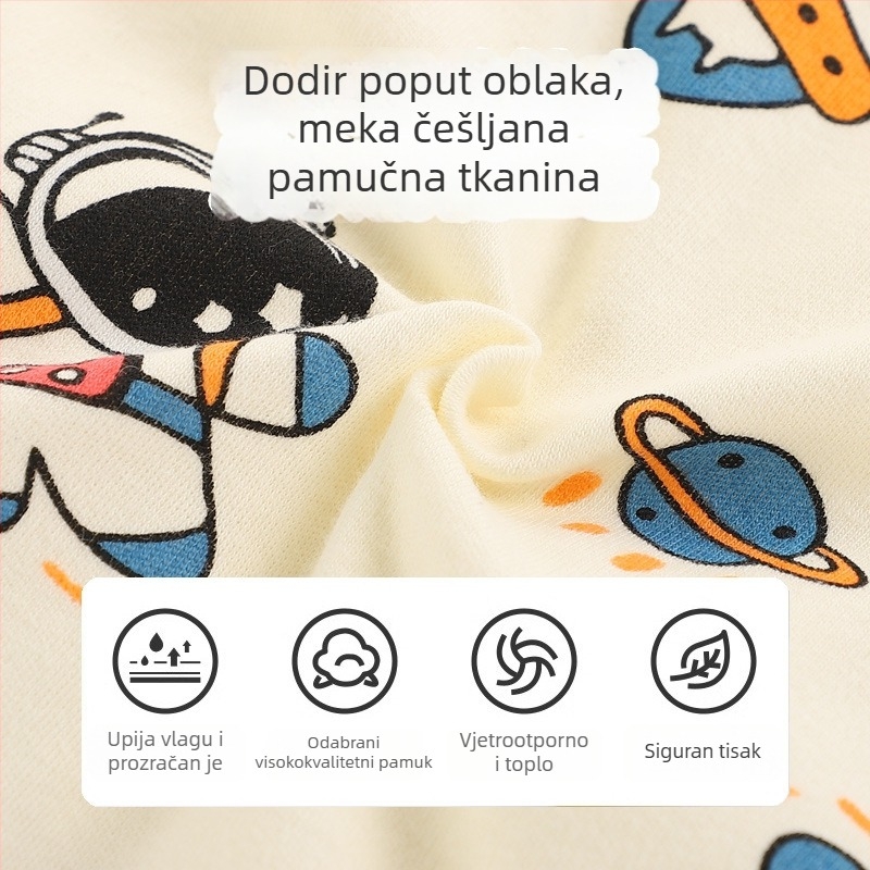 Beile dječji vreća za spavanje s odvojenim nogama, protiv udaranja nogama, za sve sezone