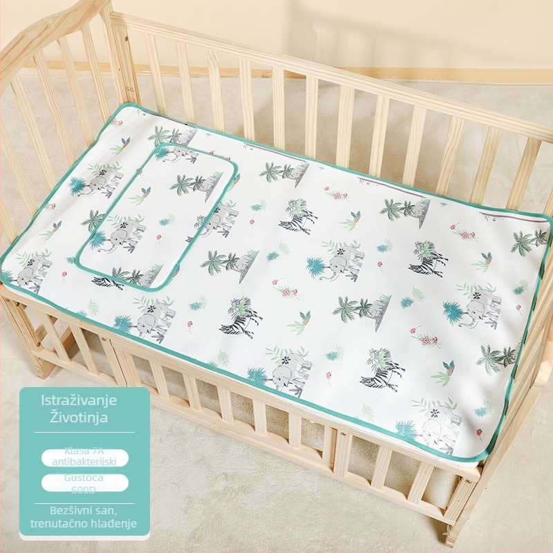 Madrac za spavanje za bebe – Prozračan Ice Silk, Upija znoj, Za djecu 0–1 godinu, Materijal: Celuloza + Poliester vlakno, Marka: Good Month