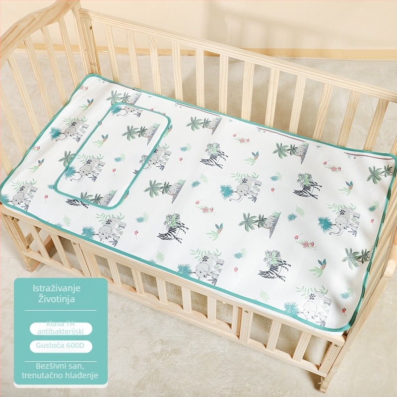 Madrac za spavanje za bebe – Prozračan Ice Silk, Upija znoj, Za djecu 0–1 godinu, Materijal: Celuloza + Poliester vlakno, Marka: Good Month