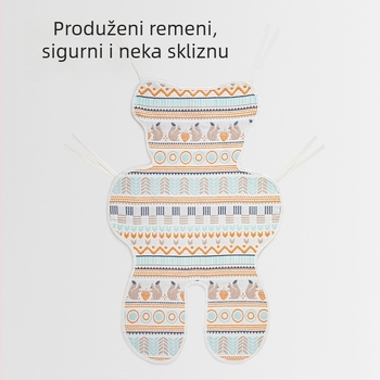 Mekana pamučna podloga za dječji kolica – prozračna podloga za uzrast 1–2 godine