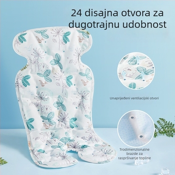 Betides hlađajuća podloga za dječji kolica s ledenim zrncima, za djecu 1–2 godine, za bebu, podloga