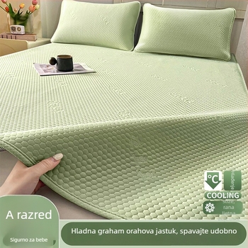 Tri prostirke od ledenog svile – set, sklopaive, Jacquard tkanina, ljetna upotreba