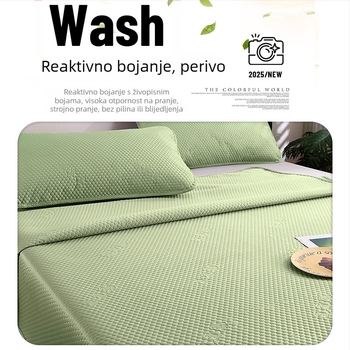 Tri prostirke od ledenog svile – set, sklopaive, Jacquard tkanina, ljetna upotreba