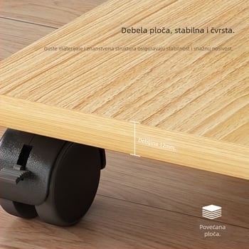 Prijenosni višeslojni stalak s kotačićima, 8+ razina, za makeup i stolno računalo