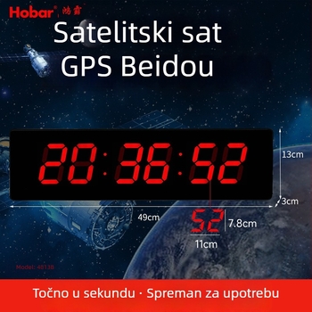 Beidou GPS sat s LED zaslonom — višenamjenski stolni sat i kalendar