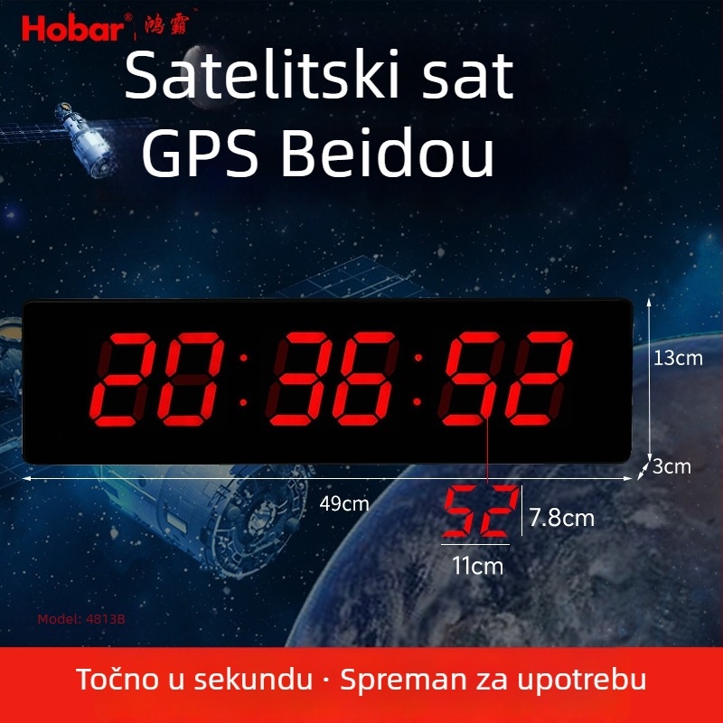 Beidou GPS sat s LED zaslonom — višenamjenski stolni sat i kalendar