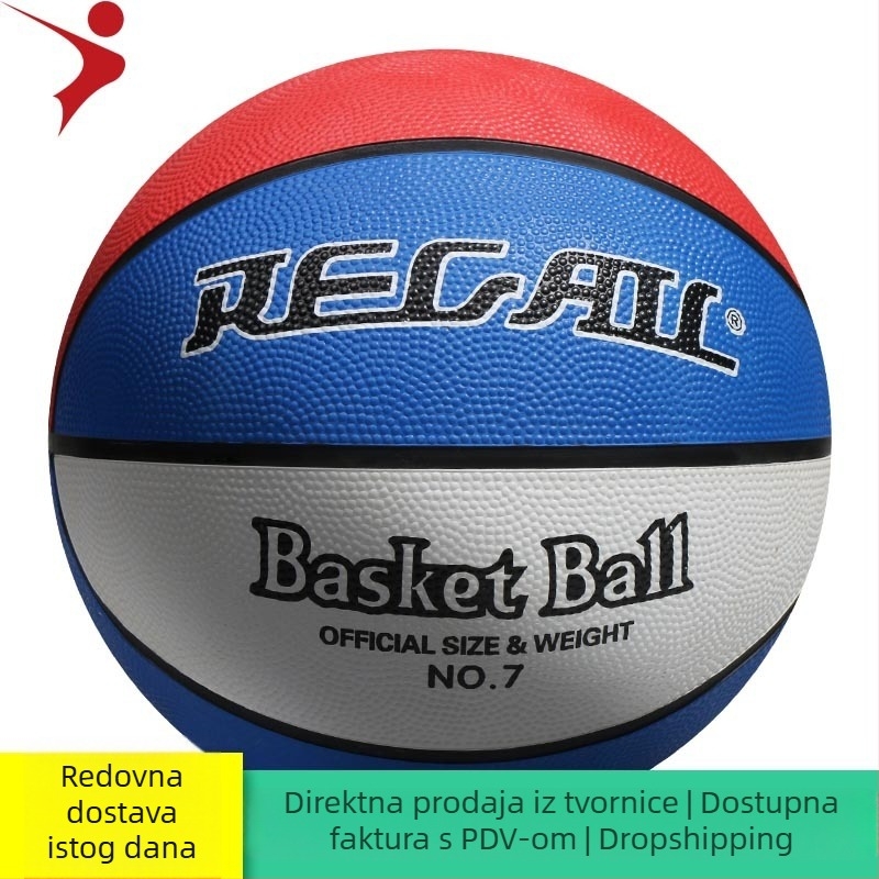 Regail No. 7 košarka, šareni kaučuk, otporna za tinejdžere, lopta za trening i učenje
