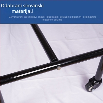 Mobilni košarkaški trenažni stalak s velikim kapacitetom i uklonjivim držačem lopti za trening trojki