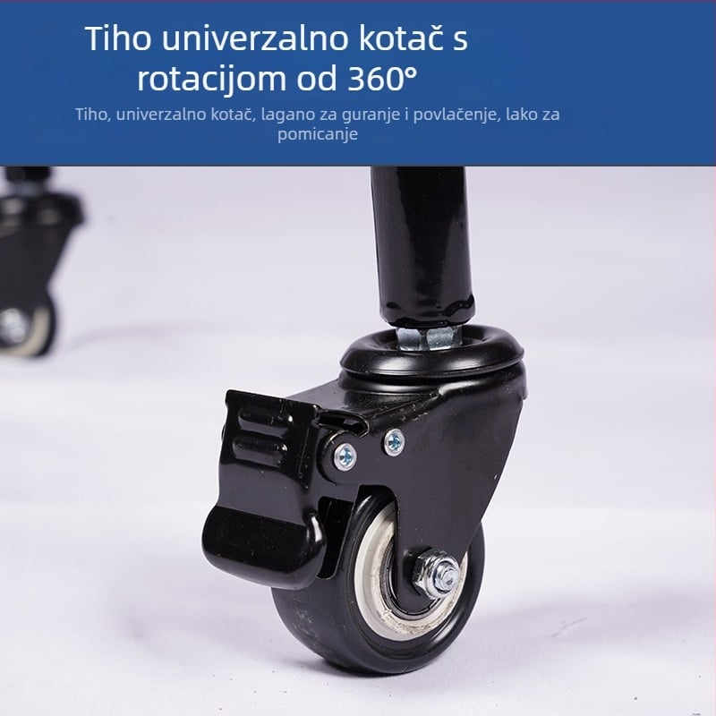 Mobilni košarkaški trenažni stalak s velikim kapacitetom i uklonjivim držačem lopti za trening trojki