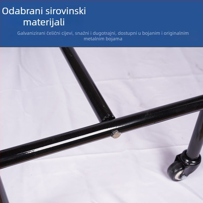 Mobilni košarkaški trenažni stalak s velikim kapacitetom i uklonjivim držačem lopti za trening trojki