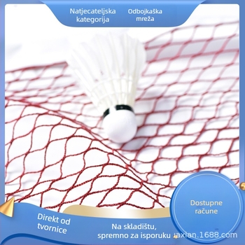 Mreža za badminton, standardna, profesionalna za dvostruke mečeve, sklopiva i prijenosna, pogodna za unutarnju i vanjsku uporabu
