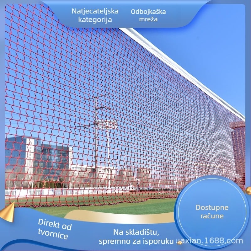 Mreža za badminton, standardna, profesionalna za dvostruke mečeve, sklopiva i prijenosna, pogodna za unutarnju i vanjsku uporabu