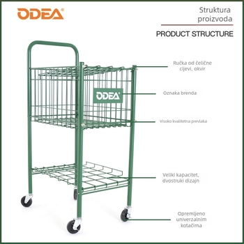 Tenis mreža i stožer za lopte, prijenosni sklopivi dizajn (Brand: Odear/Otil, Težina: 12 kg)
