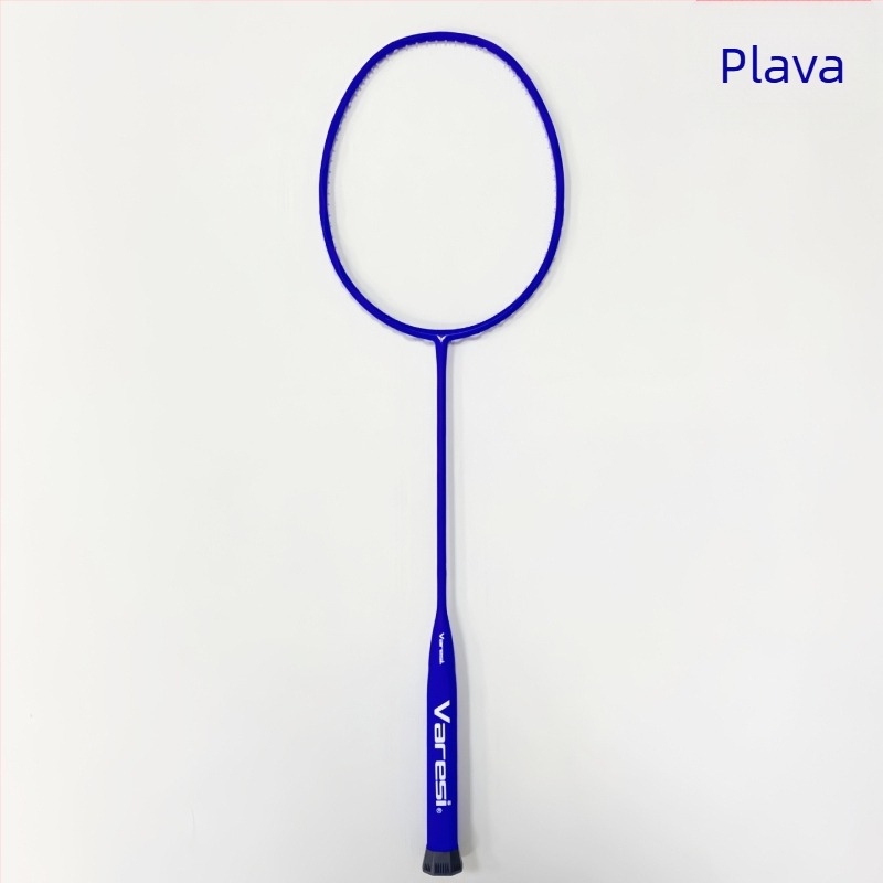 Raketa za badminton — okvir od karbonskih vlakana, težina 80–84 g, direktan udarac, srednja tvrdoća, materijal žica: najlon (Ključne specifikacije: okvir od karbonskih vlakana; težina 80–84 g; direktan udarac; srednja tvrdoća; materijal žica: najlon)