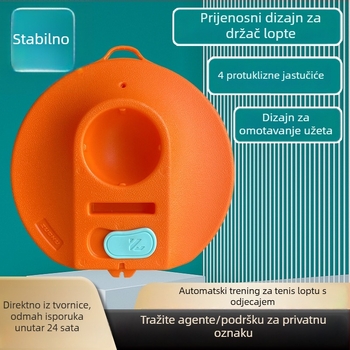 Teniski trener s užetom — jednosmjerni odskok, profesionalna fiksna jedinica, visoka elastičnost, baza lopti, marka Left cool
