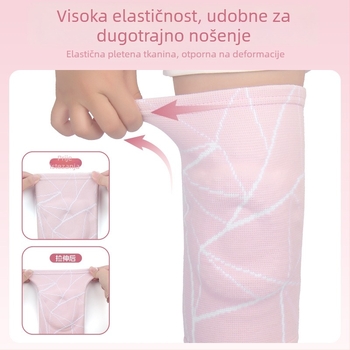 Dječji koljeni štitnici za košarku, biciklizam i nogomet, s debelim silikon zaštitom koljena i zaštitom patelle