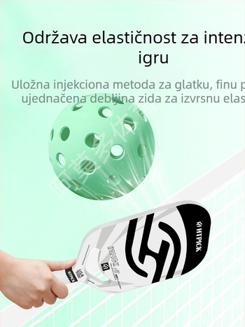 TPES pickleball lopta, 40 rupa, 25 g, unutarnji i vanjski trening