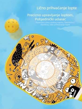 Raketa za pickleball od stakloplastike – Kaiyi Sports Goods, 220 g, komplet