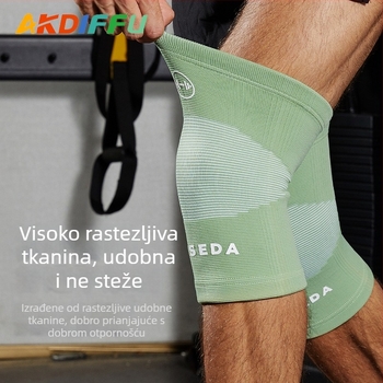 Najlonske pletene koljene štitnike za dizanje utega, mrtvo dizanje i čučnjeve – zaštita koljena