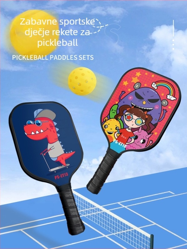 Panelsound Raketa pickleball od vlaknastih vlakana stakla za djecu