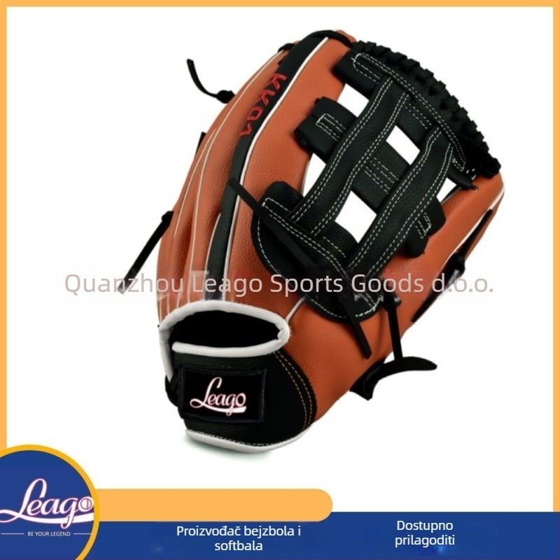 Baseball rukavica za lijevu ruku, keiken PVC, podrijetlo Kina, prilagodljiv logotip, pogodna za softball
